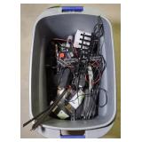 Tote of Train Tracks & Power Controls