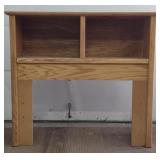 Wood Bookcase Headboard (approx 46" x 13" x 42")