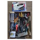 Lot of tools Including Staples Gun, Flex Paste,
