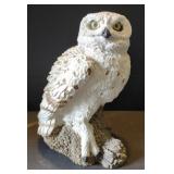 Animal Classics Snowy Owl Statue, approx 9"