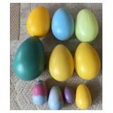 Assorted Plastic Decorative Easter EggsUp to