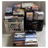 Assorted VHS Tapes and DVDs