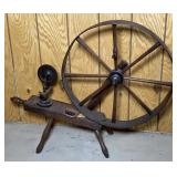 Antique Spinning WheelApprox 3x2ft