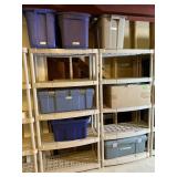 Contents of Shelves: Holiday Home Decor Items