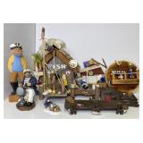 Decorative Souvenir Wooden Boat Themed Fishing