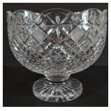Waterford Crystal Pedestal Bowl, approx 9" x 8"