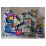 Lot of Toys Including Race Track, Matchbox Cars,