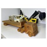 Vtg. Tonka T-6 Track Front End Loader/Backhoe,