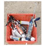 Crate of Caulk & Guns