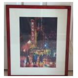 "RIALTO Square" Picture In Frame (Signed By
