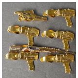 Remington Gold-Toned Tie Clips