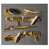 Remington Gold-Toned Tie Clips
