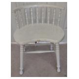 Wooden Curved Vanity Chair 27"x21"