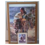 "The Indian" Puzzle In Frame (23"×33") & Cut Out