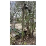 Metal Garden Arbor ArchApprox 6x9x1ft