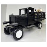 Wooden Toy Stake Truck Including Cow Figurines