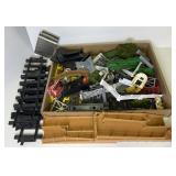 Assorted Scale Model Train Track Accessories
