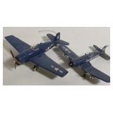 Wooden Navy/Marines Bearcat Planes 9" & 6"
