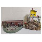 Chief Train Campsite & Fishing Bait Store Display