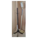 Balanced Spectrum Floor Lamp & Wooden Coat Rack