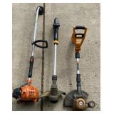 Assorted String Trimmers from Echo, Yardworks and