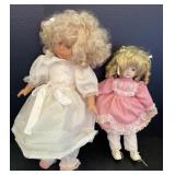 Vtg. Famosa Doll and Porcelain Music Box DollUp