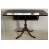 Wood Side Table Appr 36x15x25 in