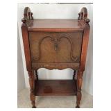Wood Night Stand Appr 14.5x10x28 in