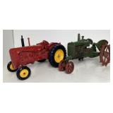 ERTL 1/16 Scale Model Massey Harris 55 and Oliver