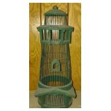 Wood/Metal Lighthouse Bird Cage 25"