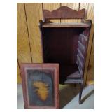 Vtg. Wooden Music Cabinet 38"x17"x23"(Door &
