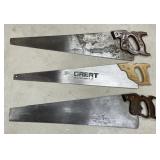 Craftsman, Great Neck, And Henry Disston And Sons