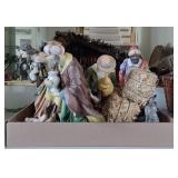 Ceramic Nativity Scene (Twig Structure Approx 16"