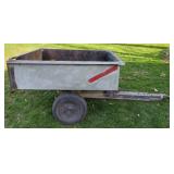 Agri-Fab Pull Behind Dump Cart For Lawn Tractor
