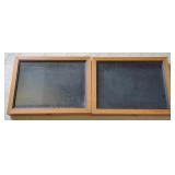 Wood Framed Glass Top Display Boxes 11"x14"