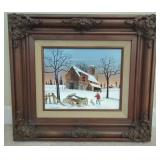 Vtg Original H. Hargrove Oil On Canvas Painting