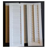 Wood 3 Panel Shutters, approx 2