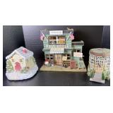 Assorted Village Buildings Including Department