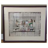 Framed "Feast & Procession Honoring Cleopatra"