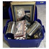 Tote Contents: Canisters, Vases, Hanging Mirrors