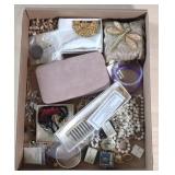 Flat of Costume Jewelry