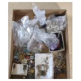Flat of Costume Jewelry