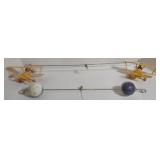 Moons & N56ED Biplanes Spinning Ceiling Hangers