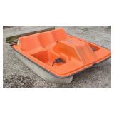 F.A. McCullough 333 2-Seat Paddle Boat w/ Wooden