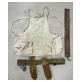 Carpenters Apron, Belt And Razor StrapAppr 24