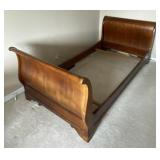 Wood Twin Size Bed FrameAppr 84x43x32 in