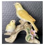 Lefton Yellow Carine Birds KW7456Appr 5x5.5 in