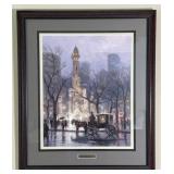 Thomas Kinkade " The Watertower , Chicago "