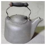 Silver Seal Metal Teapot w/ Wood Handle 12"