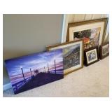 Assorted Framed Cityscape Themed Wall ArtUp to